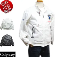 2022年秋冬物新作【ビッグ有】Odyssey/オデッセイ【送料無料】迷彩柄 ジャガード織 ワッペン刺繍 ロゴ刺繍 総裏 中綿キルティング ZIPUP ジップアップ ジャケット/ブルゾン 白/黒 M/L/LL/3L(4Lまで対応)【smtb-k】【ky】父の日