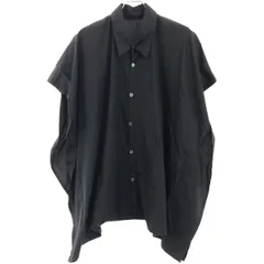 LIMI feu リミフゥ ワイドシルエット 変形ブラウスシャツ LC-B21-002 ブラック Sのサムネイル