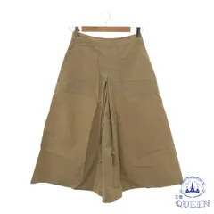 ☆美品☆ B:MING by BEAMS ビーミングバイビームス ボトムス カジュアルパンツ ワイド ウエストゴム チャック レディース ベージュ M 901-7842 送料無料 古着のサムネイル