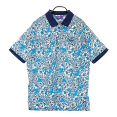 サイズ：XL BEAMS GOLF ビームスゴルフ  半袖ポロシャツ 花柄 ブルー系 [240101436184] ゴルフウェア メンズ ストスト BEAMS GOLF(ビームスゴルフ) ポロシャツ｜中古ゴルフウェア通販