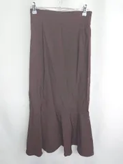 ◇ Θ SENSE OF PLACE センスオブプレイス ロング マーメイドスカート スカート サイズM ブラウン系 レディース E  【1408220061556】