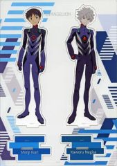 【中古】アクリルスタンド・アクリルパネル 碇シンジ＆渚カオル(プラグスーツ) アクリルスタンド 「ヱヴァンゲリヲン新劇場版」