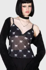 【KILL STAR×GLOOMY】グルーミー/MONO BEAR CAMI TOP / キャミソールトップス