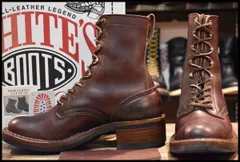 【美品 箱付き】ホワイツブーツ　パッカー　ワークブーツ　8F　アメカジ WHITE'S BOOTS 【即納在庫】 ホワイツ ブーツ オリジナル