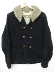 【送料無料】ビューティーアンドユース BEAUTY & YOUTH ジャケット ボア襟 黒 ブラック メンズLサイズ ■管理番号L20328AWS19-181030-50（2）6/13