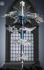 新品 未使用 原神 フォカロルス コスプレ道具 静水流転の輝き げんしん Focalors 水神 モチーフ武器 cospaly 装備品 道具 コスプレ用 学園祭 撮影 誕生日プレゼント