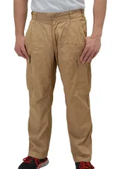 ドイツ海軍 NAVY ベージュ アラミド デッキ カーゴパンツ USED 302U=