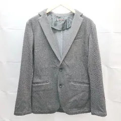 ◇ MICHEL KLEIN シンプル ビジネス 長袖 テーラード ジャケット サイズ48 チャコールグレー レディース E  【1302060035343】