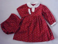 ラルフローレン ralph lauren アウトレット 子供服 女の子 90cm ベビー服 長袖 ワンピース 赤 リバティ カバーパンツ 春 秋 冬 ★2 セットアップ ガールズ 女児 キッズ ベビー 【中古】 ユーズド こども