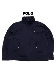 【2way✨美品】ポロラルフローレン ナイロンジャケット ブルゾン　ブラック 2way✨美品】ポロラルフローレン ナイロンジャケット ブルゾン