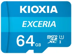 【迅速発送】KIOXIA(キオクシア) 旧東芝メモリ microSD 64GB UHS-I Class10 (最大読出速度100MB/s) Nintendo Switch動作確認済 国内サポート正規品 メーカー保証5年 KLMEA064G