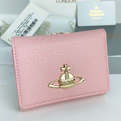 新品  美品 Vivienne Westwood ヴィヴィアンウエストウッド  ピンク財布 ピンク カード入れ　小銭入れ　レディース　ウォレット　金入れ　折りたたみ財布