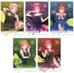 【中古】キャラカード 全5種セット 「五等分の花嫁* ～幻想の輝き～ トレーディングチェキ風カード」