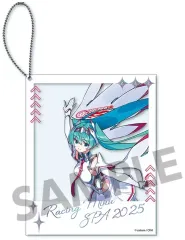 【新品】キーホルダー レーシングミク SPA 2025 キービジュアル2 Ver. ポラロイド風アクリルキーホルダー 「初音ミク GTプロジェクト」