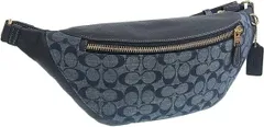 [コーチ] バッグ メンズ ボディバッグ アウトレット ショルダーバッグ ウエストポーチ シグネチャー レザー 革 CG994 ウォーレン ベルトバッグ  (DENIM/ネイビー)