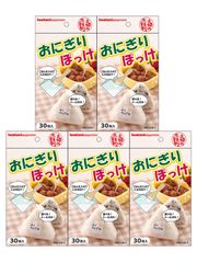 【在庫処分】岩谷マテリアル(Iwatani Materials) おにぎりシート 日本製 おにぎりぽっけ 30枚入×5セット 16×16cm 封止め用シール付き 簡単 便利