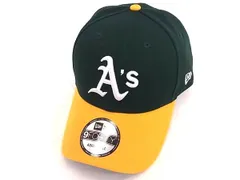 ■新品■未使用■ NEWERA ニューエラ 9FORTY オークランド アスレチックス ポリエステル ベースボールキャップ 帽子 グリーン系 AV8790