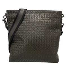 BOTTEGA VENETA(ボッテガヴェネタ) ショルダーバッグ イントレチャート ダークブラウン ストラップ着脱可 レザー