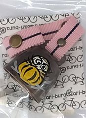☆新品未使用「送料込」色々取り付けられるお守りベル//達磨イエロー⑧//Chari-bura チャリブラ//r100