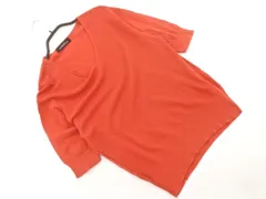 green label relaxing グリーンレーベルリラクシング ユナイテッドアローズ Vネック サマー ニット セーター 赤 ■◆ レディース