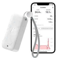 セール品高精度 コンパクト デジタル 温度 スマホで温度湿度管理 湿度 熱中症対策 絶対湿度 温湿度計 異常通知 屋外用 室内 グラフ記録 ワイヤレス スマートホーム スイッチボット Alexa Alexa Google - Home 湿度計 IFTTT 温度