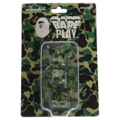 MEDICOM TOY (メディコムトイ) BE@RBRICK BAPE PLAY ベアブリック べイププレイ 100% フィギュア 人形 グリーン