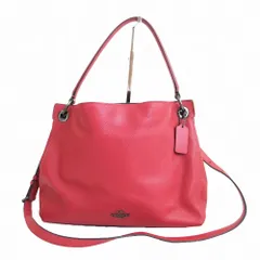 コーチ COACH ショルダーバッグ クラークソン ホーボー 24947 レッド レディース 【中古】