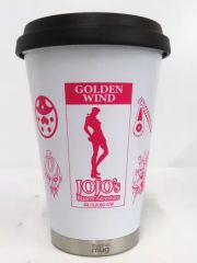 [중고] 머그컵·탕만 황금의 바람 모바일 텀블러-Golden Wind- [조조의 기묘한 모험 애니메이션 10주년 기념전]