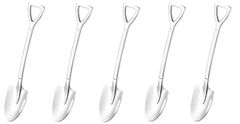＠スコップ型スプーン（剣先型） ５本セット 15.5cm シャベル 食器