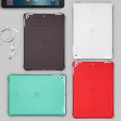 iPad Pro 11inch 第1世代 2018年版専用 TPU ソフトカバー 半透明 バックカバー TPUケース シリコン 四角衝撃防止 マットタイプ つや消し (ホワイト,ブラック)2カラー選択