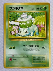 フシギダネ LV.13(第1弾初版・マーク無し) [旧裏面] No.001 傷有り ポケモンカード ポケカ