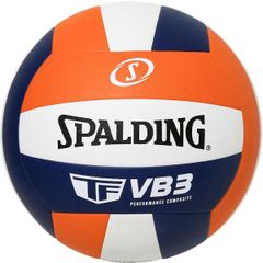 バレーボール 5号球 VB3 オレンジ×ホワイト×ネイビー 72-406Z バレー 合成皮革 スポルディング 25AW 正規品