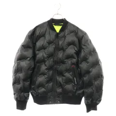 DIESEL (ディーゼル) W On Thermo L ロゴ型押しダウンジャケット ボンバージャケット ブラック A01152-0LAZXのサムネイル