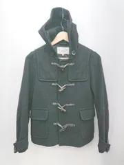◇ BEAUTY&YOUTH ビューティ&ユース UNITED ARROWS ウール混 通勤 通学 長袖 ピーコート サイズM ブラック レディース P  【1302060004479】のサムネイル