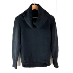 カルバンクライン Calvin Klein ニット タートルネック 黒 4サイズ 630411のサムネイル