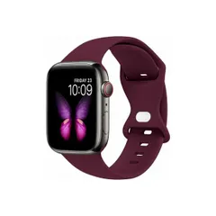 Tighesen Apple Watch バンド アップルウォッチ バンド (ワインレッド, 38/40/41mm M/L)