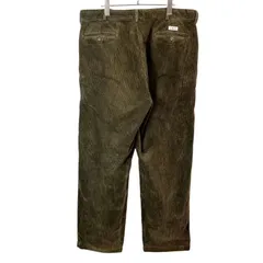 90s00sポロバイラルフローレンPOLObyRALPHLAURENツータックコーデュロイパンツANDREW PANTアンドリューパンツ太畝アメカジオリーブカーキY2Kレトロアメカジグランパコアvintageヴィンテージ50512