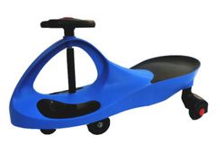 スイングカー 乗用玩具 スィングカー エコカー 乗物 三輪車 のりもの ゴムタイヤ プラスティックタイヤ ２種類ウィール付き おもちゃ 乗り物 青 ブルー
