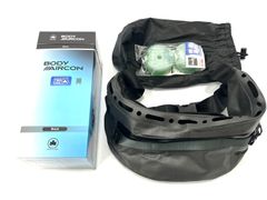 LOGOS ボディエアコン ツインクール ブラック 保冷剤セット