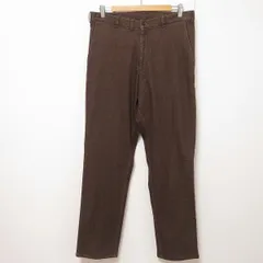 #anc パパス Papas パンツ L こげ茶 ストレッチ シンプル 無地 ロゴ メンズ [927304]のサムネイル