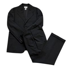 ARMANI アルマーニ アパレル メンズ セットアップ ブラック ポリエステル サイズL 40サイズ