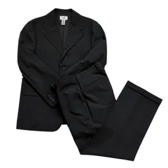 ARMANI アルマーニ アパレル メンズ セットアップ ブラック ポリエステル サイズL 40サイズ