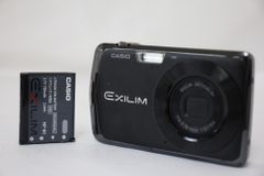 【返品保証】 カシオ Casio Exilim EX-Z330 ブラック 3x バッテリー付き コンパクトデジタルカメラ  e449
