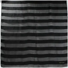 ハーディエイミス シルク スカーフ ブラック 中古 Aランク HARDY