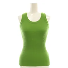 オーラリー AURALEE GIZA HIGH GAUGE RIB KNIT TANK ニットタンク カットソー 0 ライトグリーン A00T03HR /DO ■OS ■SH