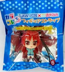 【中古】ストラップ(キャラクター) 佐倉杏子 カラコレちび LAWSON×魔法少女まどか☆マギカ フィギュアストラップ