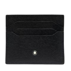 【未使用】MONTBLANC モンブラン カードケース パスケース 名刺入れ コンパクト レザー ブラック