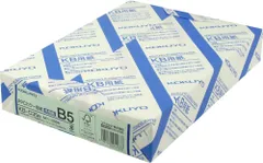 【未使用品】コクヨ PPCカラー用紙 共用紙 FSC認証 B5 500枚 青 KB-C35B 