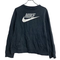 NIKE ロゴ スウェット トレーナー XL ブラック ナイキ ビッグロゴ ビッグサイズ 古着卸 アメリカ仕入 a608-5876