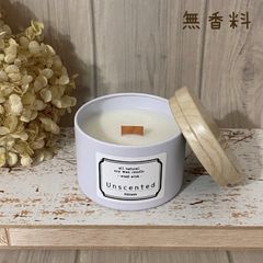 ソイキャンドル 木芯 無香料  缶  アロマキャンドル